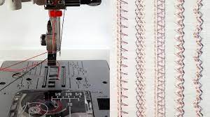 Double-needle pattern sewing machines also have a choice of sewing thread